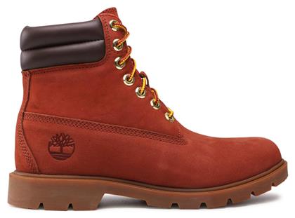 6 In Basic Δερμάτινα Πορτοκαλί Ανδρικά Αρβυλάκια Timberland