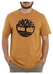 Brand Tree Ανδρικό T-shirt Κοντομάνικο Mustard Timberland