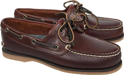 Classic Δερμάτινα Ανδρικά Boat Shoes σε Καφέ Χρώμα Timberland από το Clodist