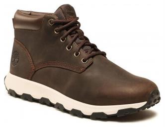 Δερμάτινα Καφέ Ανδρικά Μποτάκια Timberland