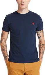 Timberland Dunstan River Ανδρικό T-shirt Dark Sapphire Μονόχρωμο από το Cosmos Sport