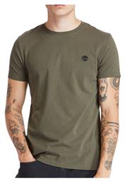 Dunstan River Ανδρικό T-shirt Κοντομάνικο Χακί Timberland από το Favela
