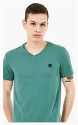 Dunstan River Ανδρικό T-shirt Πράσινο Μονόχρωμο Timberland
