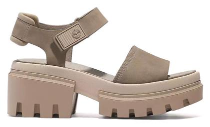 Everleigh Δερμάτινα Γυναικεία Σανδάλια σε Χρώμα Timberland