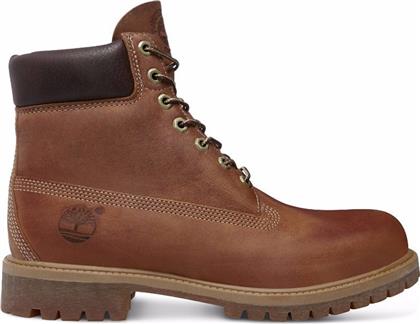 Timberland Heritage Classic 6inch Premium Δερμάτινα Ταμπά Ανδρικά Αρβυλάκια