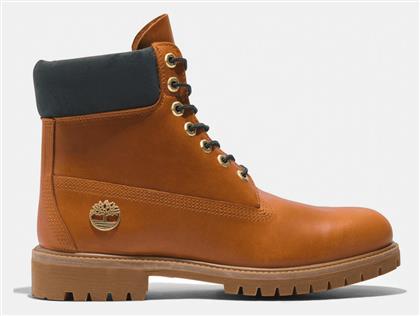 Καφέ Ανδρικά Μποτάκια Αδιάβροχα Timberland
