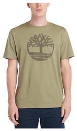 Kennebec River Tree Ανδρική Μπλούζα Κοντομάνικη Medium Green Timberland