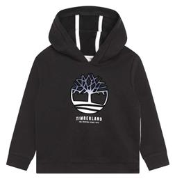 Παιδικό Φούτερ με Κουκούλα Μαύρο Timberland