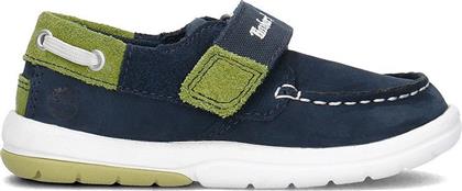Timberland Παιδικά Μοκασίνια για Αγόρι Navy Μπλε Tracks Boat Shoe Toddler από το Pitsiriki