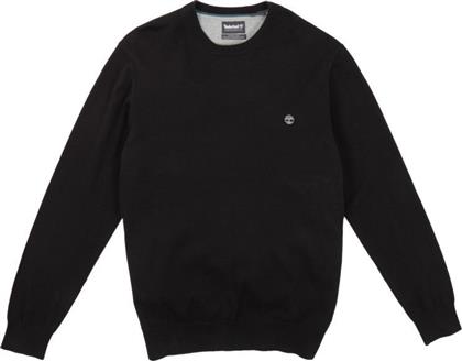 Timberland Williams River Crew Ανδρικό Πουλόβερ Μακρυμάνικο Μαύρο από το Z-mall