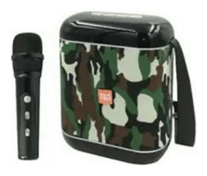 Σύστημα Karaoke με Ασύρματo Μικρόφωνo TG-523 σε Χακί Χρώμα T&G
