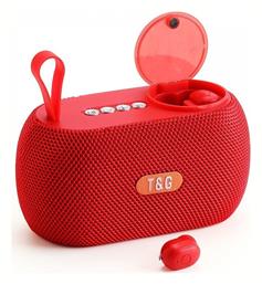 TG-810 Ηχείο Bluetooth 5W με Διάρκεια Μπαταρίας έως 5 ώρες Κόκκινο T&G