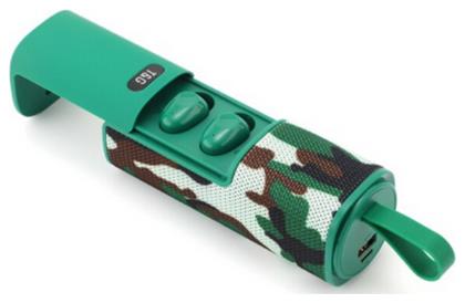 TG807 Bluetooth 5W έως 10 ώρες Army Green T&G