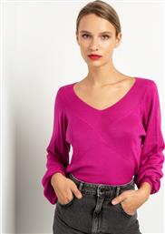 Toi&Moi 70-3992-221 Μακρυμάνικο Crop Top Φούξια από το Toi - Moi
