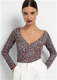 Toi&Moi 80-5360-221 Off-Shoulder Γυναικείο Top Καφέ από το Toi - Moi