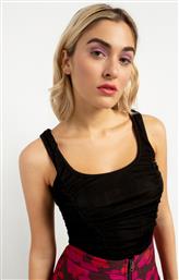 Toi&Moi 80-5417-221 Αμάνικο Crop Top Μαύρο από το Toi - Moi