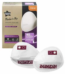 Επιθέματα Στήθους Made for Me Large 40τμχ Tommee Tippee