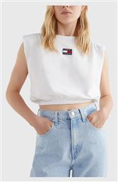 Αμάνικο Crop Top Λευκό Tommy Hilfiger