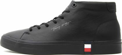 Tommy Hilfiger Ανδρικά Μποτάκια Μαύρα από το MyShoe