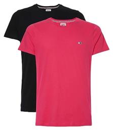 Ανδρικές Φανέλες Κοντομάνικες Black/Fuchsia 2Pack Tommy Hilfiger