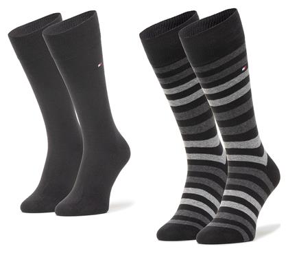 Ανδρικές Κάλτσες με Σχέδια Black / Grey 2Pack Tommy Hilfiger