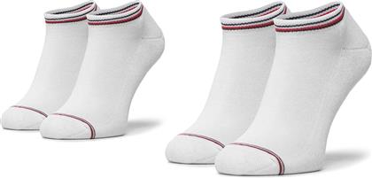 Tommy Hilfiger Ανδρικές Κάλτσες με Σχέδια Λευκές 2Pack από το MybrandShoes