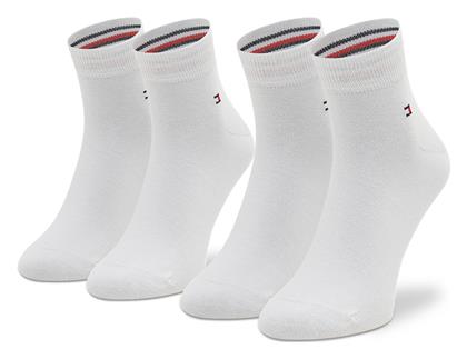 Ανδρικές Μονόχρωμες Κάλτσες Λευκές 2Pack Tommy Hilfiger