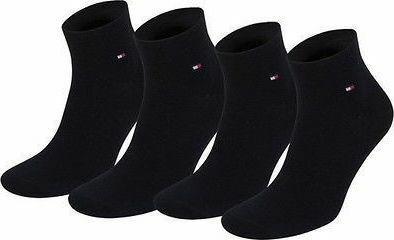 Tommy Hilfiger Ανδρικές Μονόχρωμες Κάλτσες Μαύρες 2Pack από το Epapoutsia