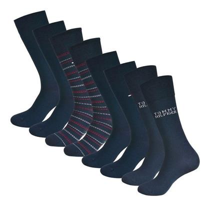Ανδρικές Μονόχρωμες Κάλτσες Navy 4Pack Tommy Hilfiger