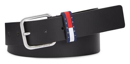 Ανδρική Ζώνη Μαύρη Tommy Hilfiger