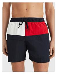 Ανδρικό Μαγιό Σορτς Navy Μπλε με Σχέδια Tommy Hilfiger