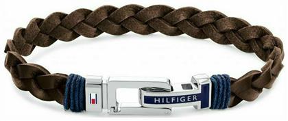 Ανδρικό Βραχιόλι από Δέρμα Tommy Hilfiger