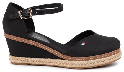 Basic Close Toe Mid Καλοκαιρινές Γυναικείες Πλατφόρμες σε Στυλ Εσπαντρίγιας Tommy Hilfiger