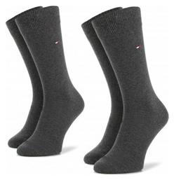 Classic Ανδρικές Μονόχρωμες Κάλτσες Anthracite Melange 2Pack Tommy Hilfiger