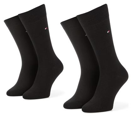 Classic Ανδρικές Μονόχρωμες Κάλτσες Μαύρες 2Pack 871353747777 Tommy Hilfiger