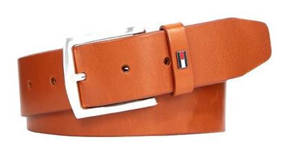 Denton 3.5 Ανδρική Ζώνη Δερμάτινη Ταμπά Tommy Hilfiger