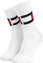 Tommy Hilfiger Flag Ανδρικές Κάλτσες Λευκές