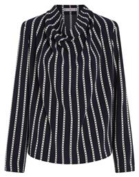 Γυναικεία Μπλούζα Ριγέ Navy Μπλε Tommy Hilfiger