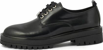 Tommy Hilfiger Γυναικεία Oxfords σε Μαύρο Χρώμα από το MyShoe