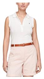 Γυναικεία Polo Μπλούζα Αμάνικη Λευκή Tommy Hilfiger