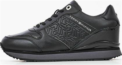 Tommy Hilfiger Γυναικεία Sneakers Μαύρα από το MyShoe