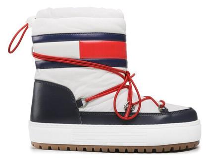 Γυναικείες Μπότες Χιονιού Λευκές Tommy Hilfiger