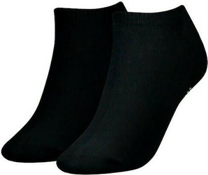 Tommy Hilfiger Γυναικείες Μονόχρωμες Κάλτσες Μαύρες 2Pack