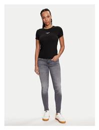 T-Shirt Μαύρο DW0DW18397-BDS Tommy Hilfiger