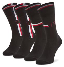 Iconic Ανδρικές Κάλτσες με Σχέδια Πολύχρωμες 2Pack Tommy Hilfiger