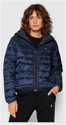 Κοντό Γυναικείο Puffer Μπουφάν για Χειμώνα Twilight Navy Tommy Hilfiger