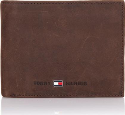 Tommy Hilfiger Leather Flap Δερμάτινο Ανδρικό Πορτοφόλι Καφέ από το Modivo