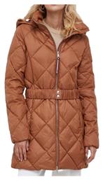 Μακρύ Γυναικείο Puffer Μπουφάν για Χειμώνα Ταμπά Tommy Hilfiger
