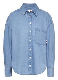 Μακρυμάνικο Γυναικείο Πουκάμισο Χρώμα Denim Tommy Hilfiger