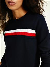 Tommy Hilfiger Μακρυμάνικο Γυναικείο Βαμβακερό Πουλόβερ Desert Sky από το Maroudas